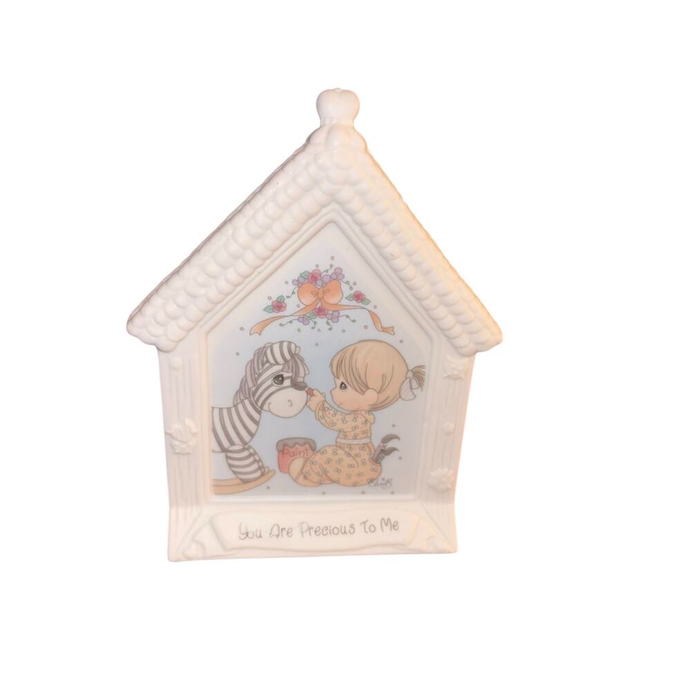 Precious Moments Standing Plaque You Are Precious To Me Girl 1994 Painting
